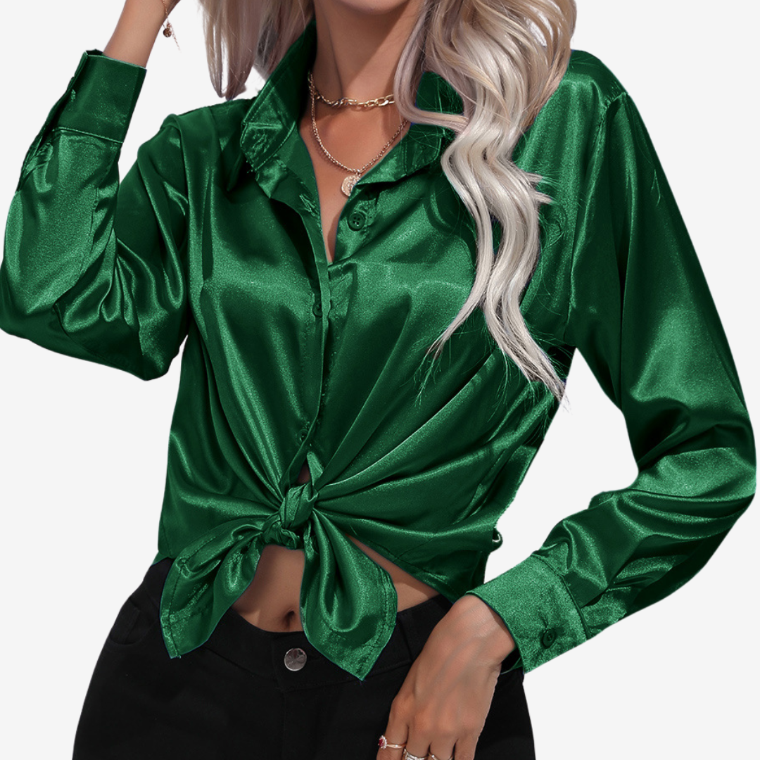 Alvira™ Elegant silkeskjorte