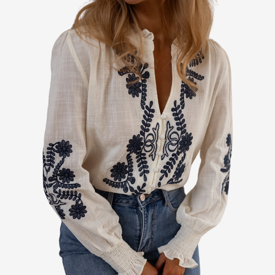 Isaure™ Broderet top