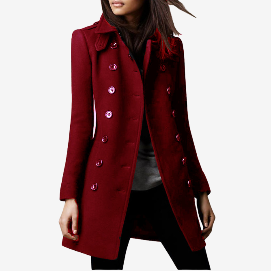 Rosellea™ Elegant knaplukket frakke