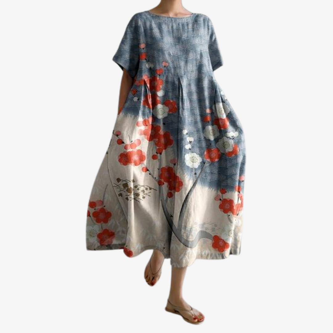 Liora™ robe fleurie fluide