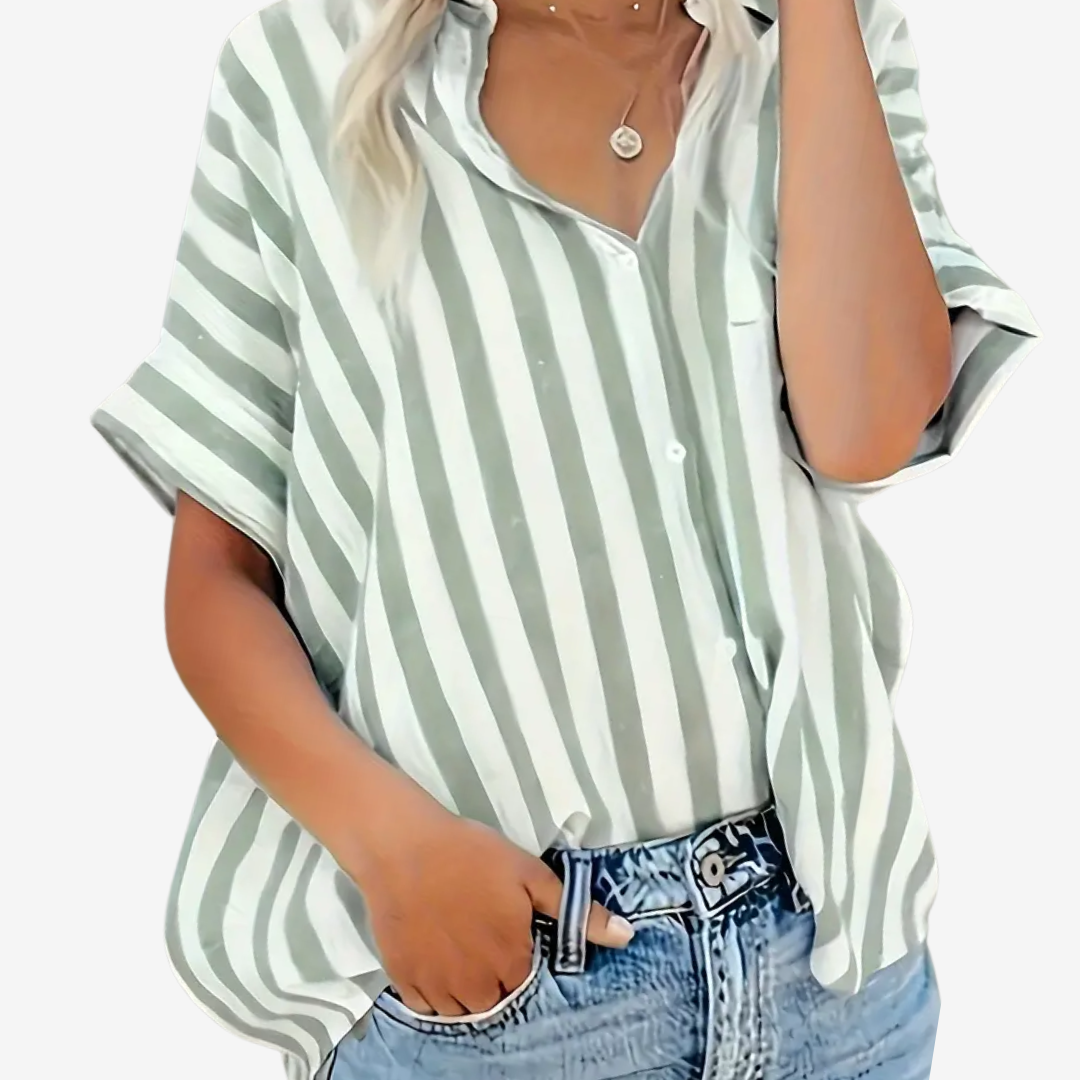 Iselise™ Stribet bluse