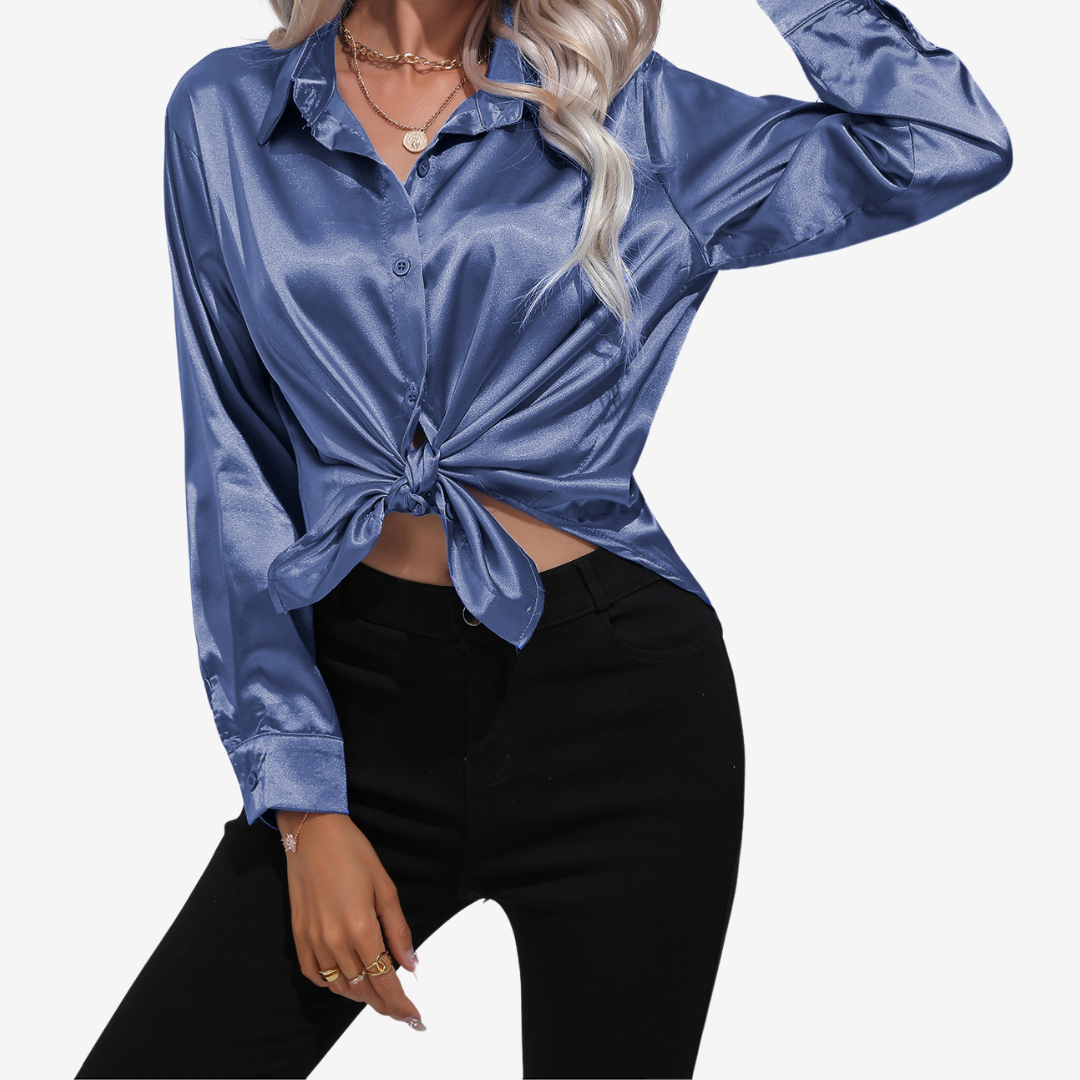 Alvira™ Elegant silkeskjorte