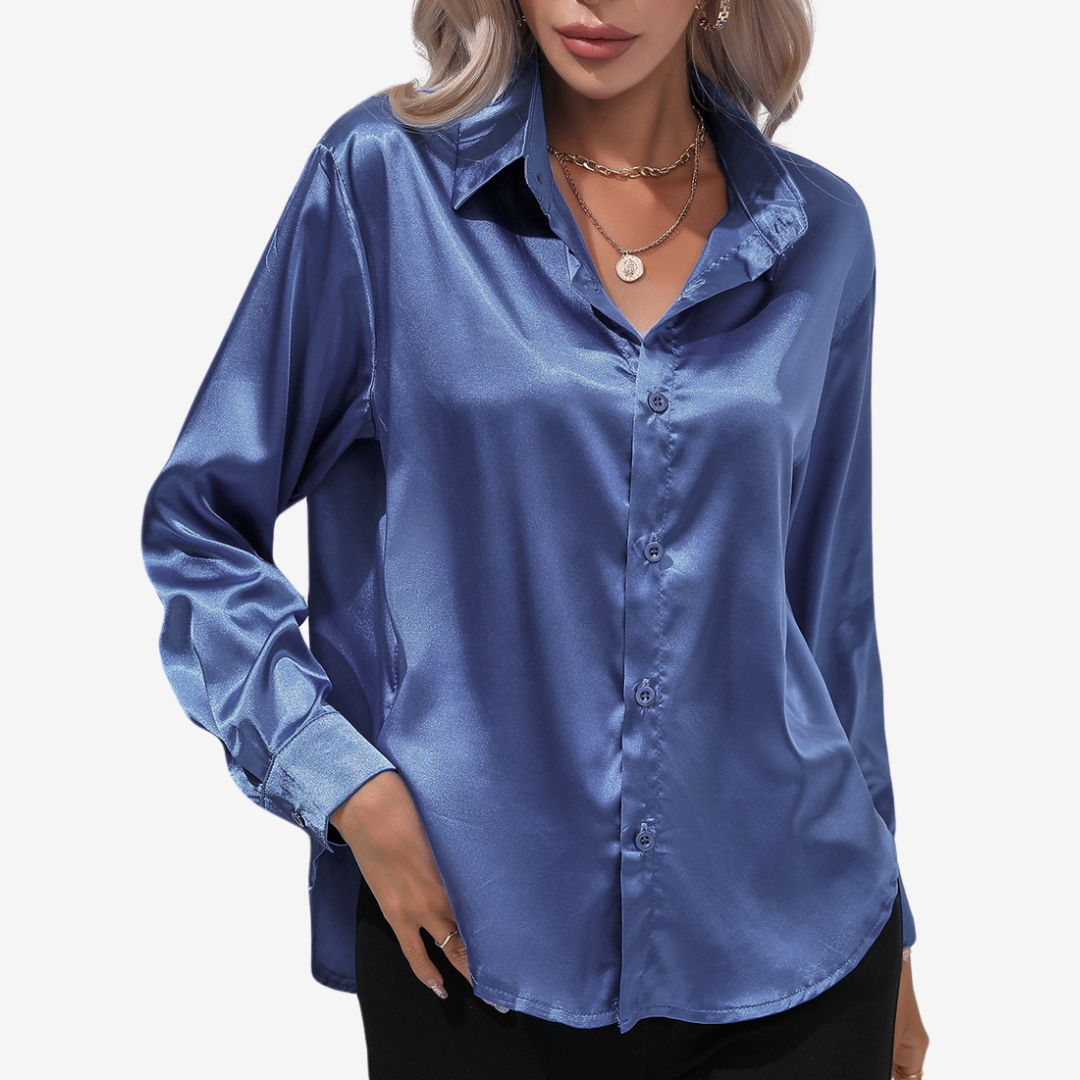 Alvira™ Elegant silkeskjorte