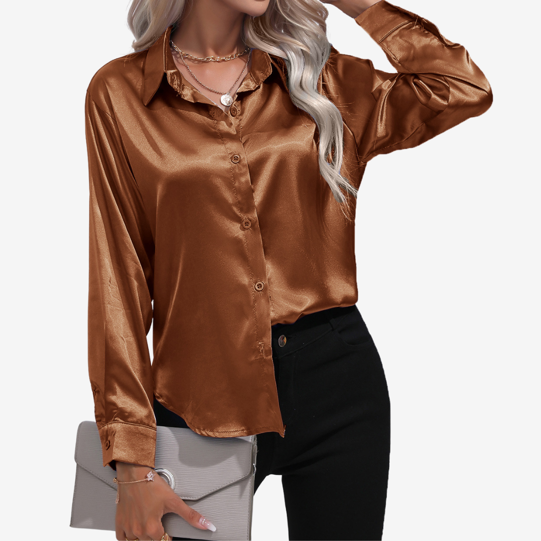 Alvira™ Elegant silkeskjorte