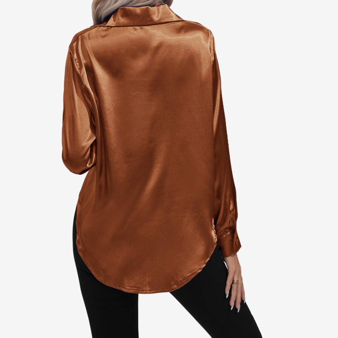 Alvira™ Elegant silkeskjorte