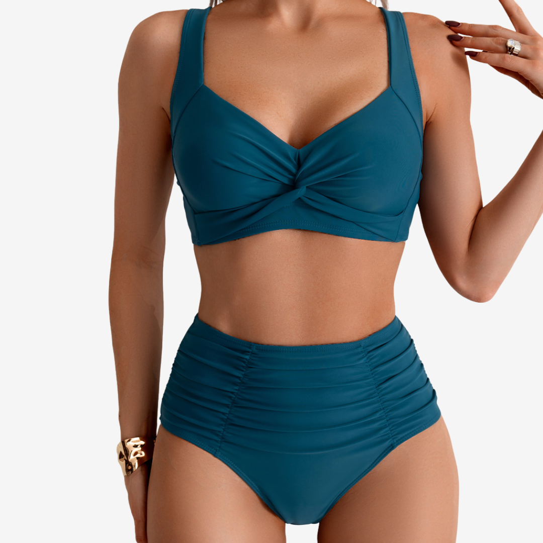 Tiphany™ Bikini med snoet V-udskæring