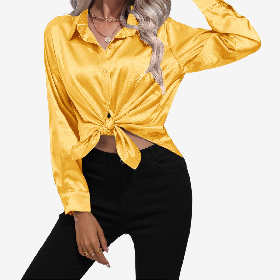 Alvira™ Elegant silkeskjorte