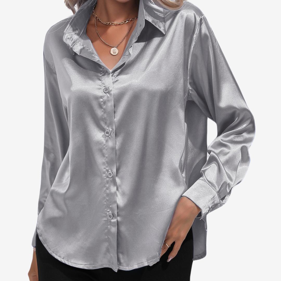 Alvira™ Elegant silkeskjorte