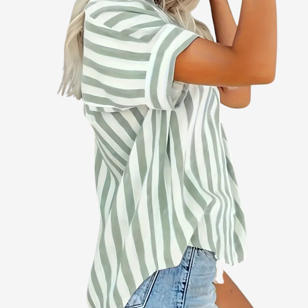Iselise™ Stribet bluse