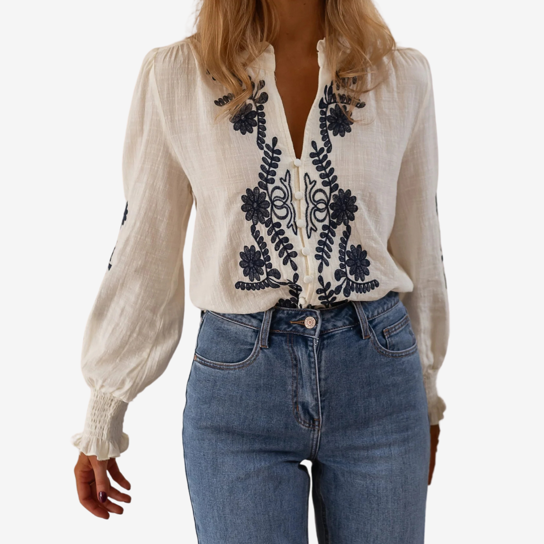 Isaure™ Broderet top