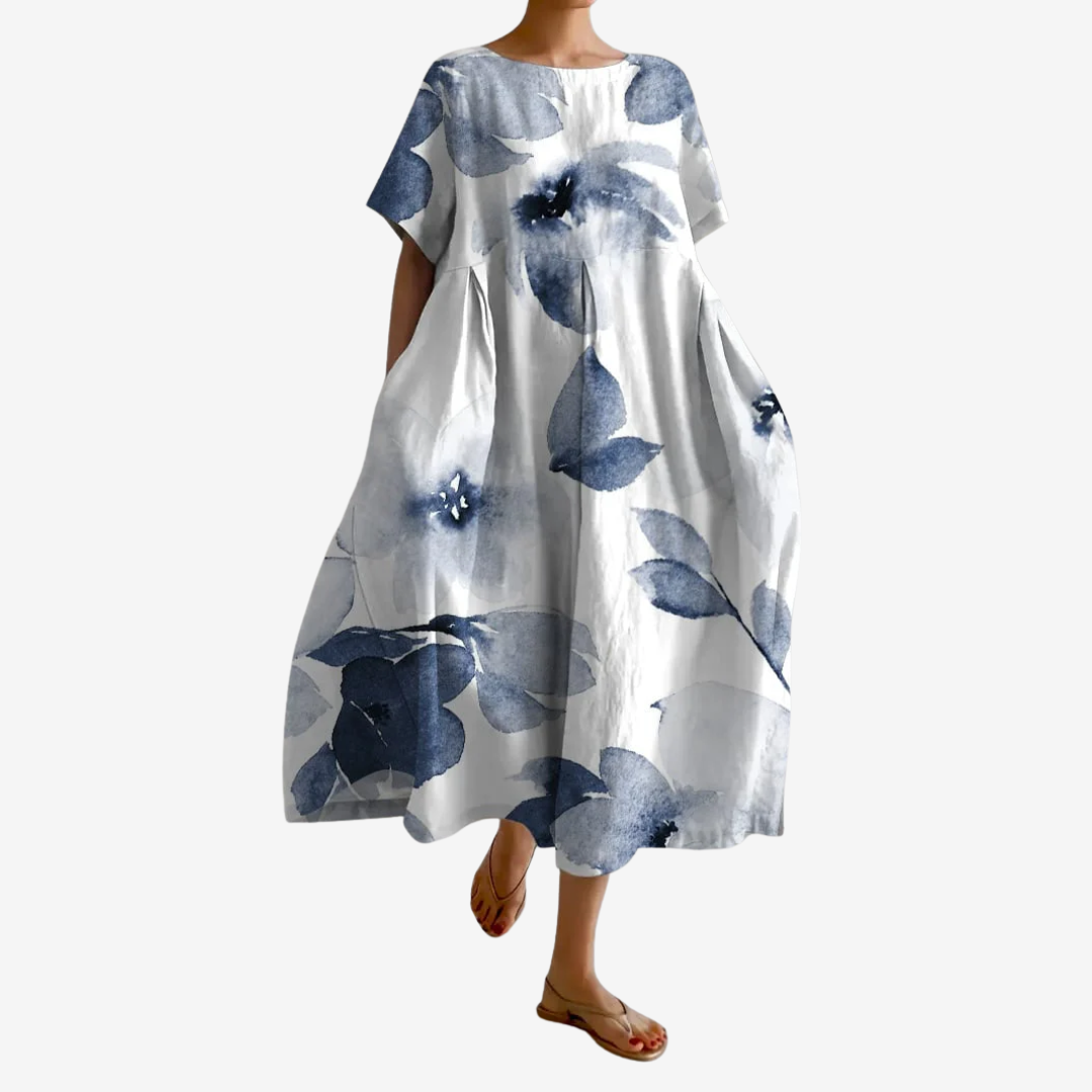 Liora™ robe fleurie fluide