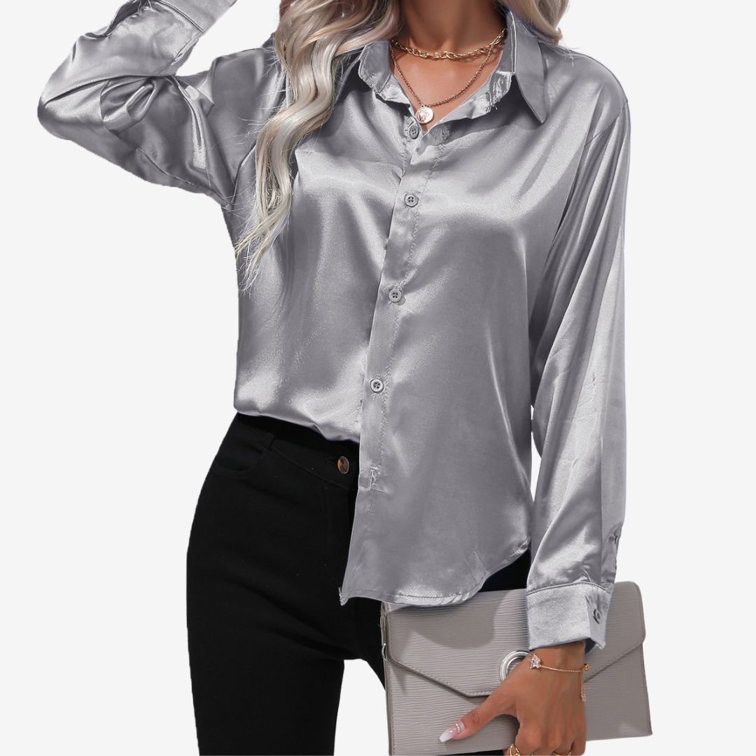 Alvira™ Elegant silkeskjorte
