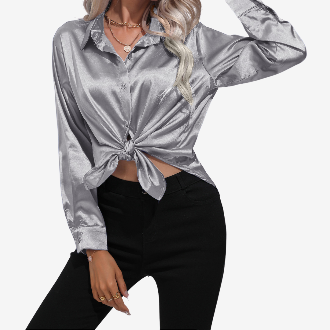 Alvira™ Elegant silkeskjorte