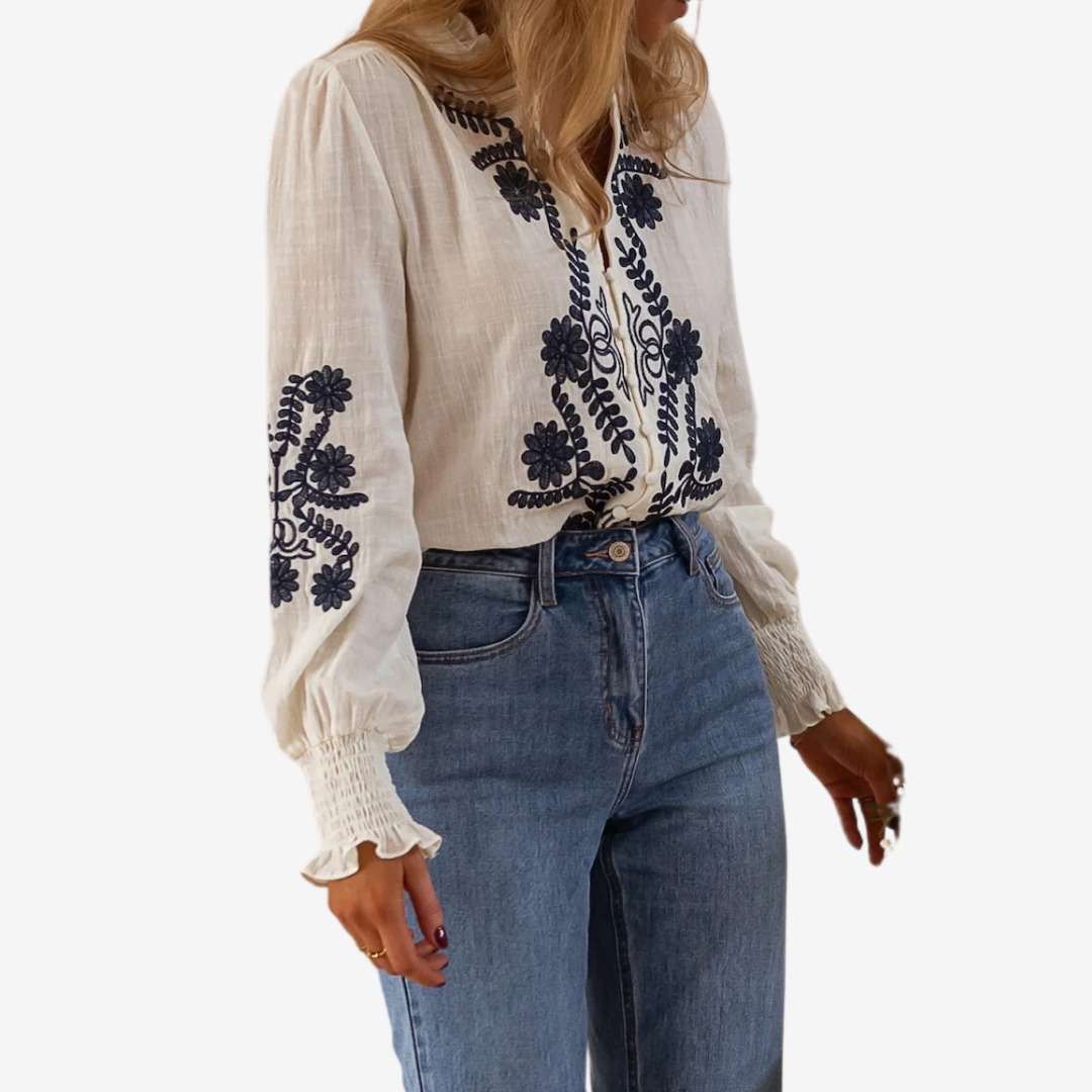 Isaure™ Broderet top