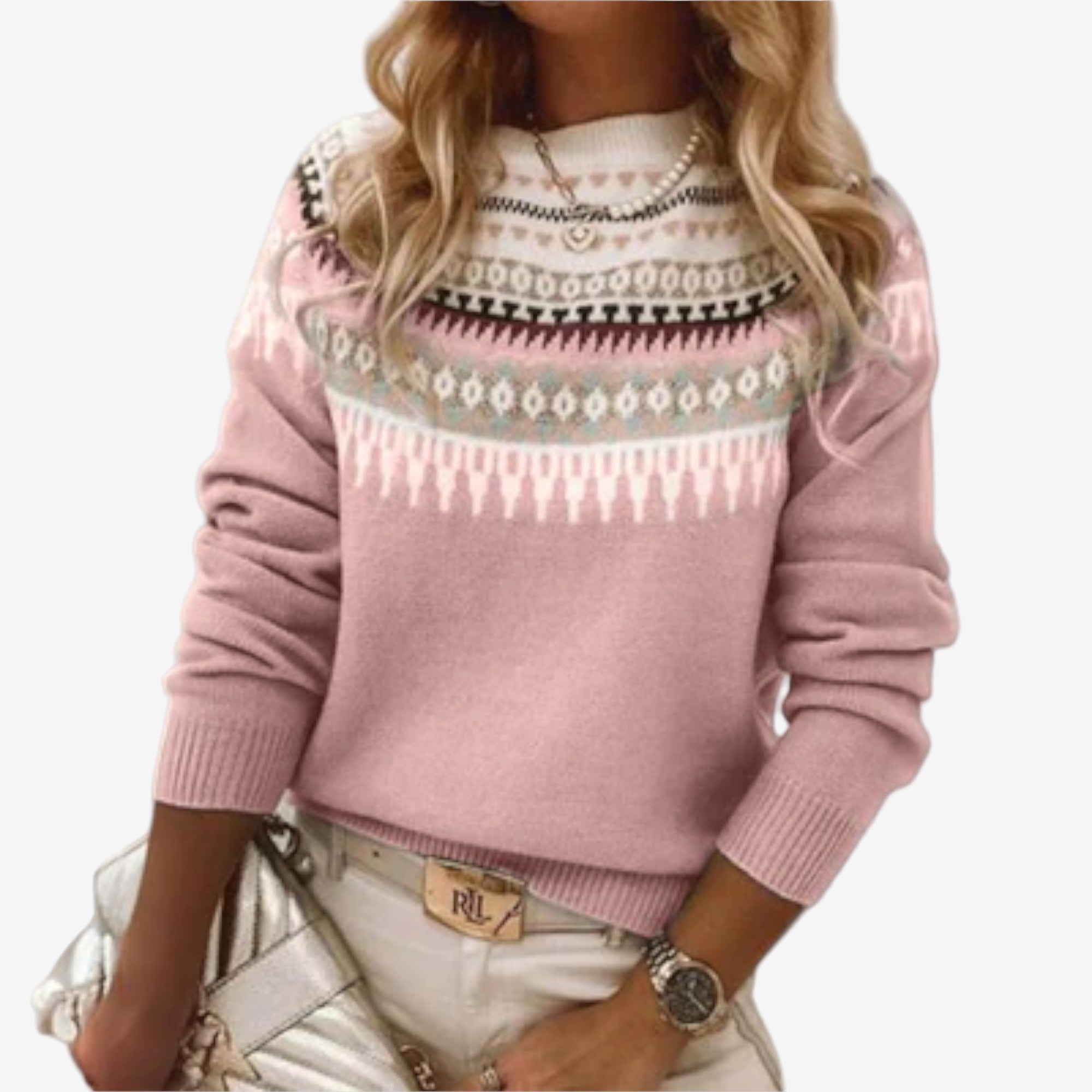 Lina™ Elegant mønstret strik
