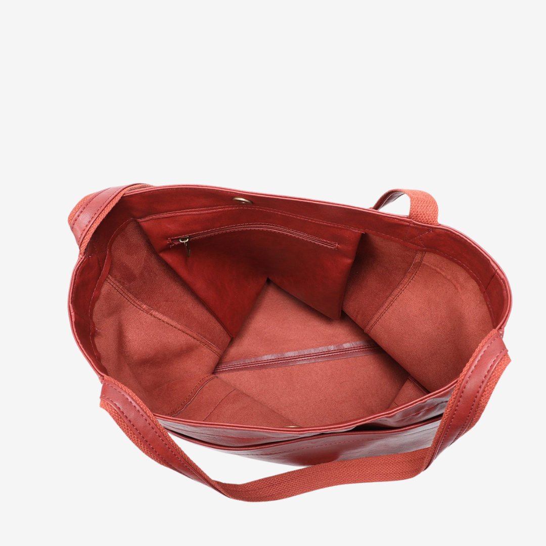 Evelyne™ Vintage lædertaske