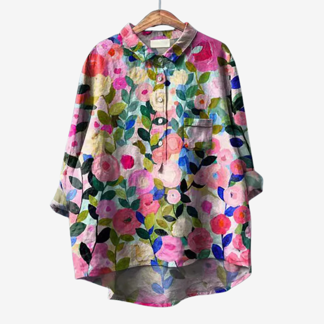 Ysola™ Boheme-blomstret skjorte