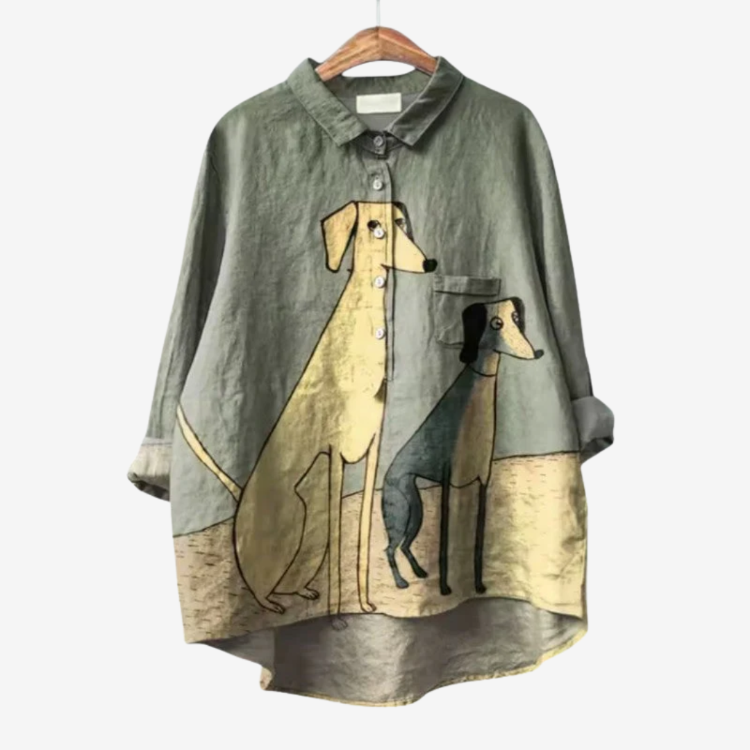 Félicie™ T-shirt med dyreprint