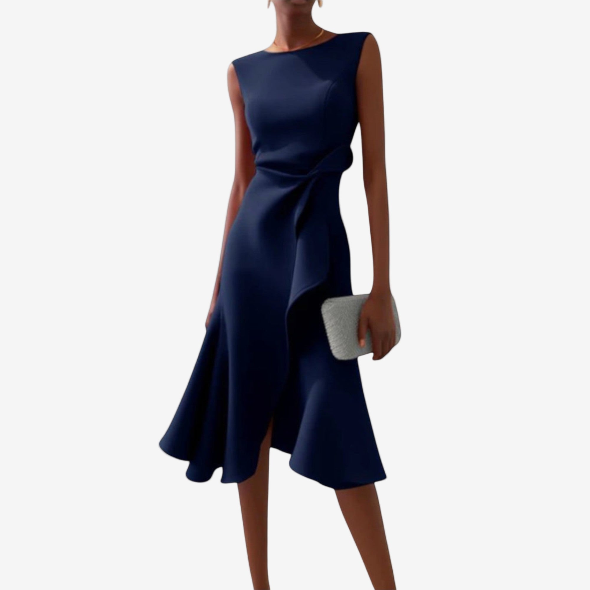 Eliina™ Asymmetrisk midi-kjole