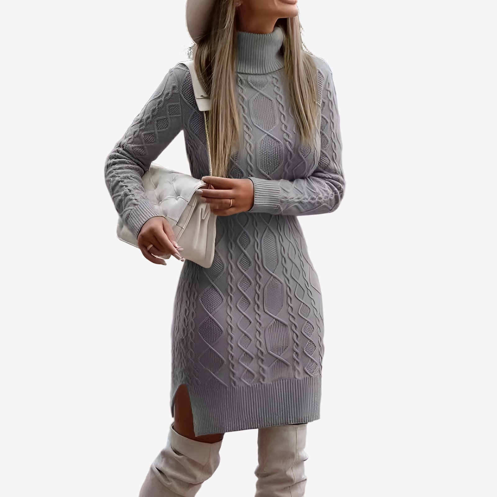 Anisa™ Strikket sweaterkjole