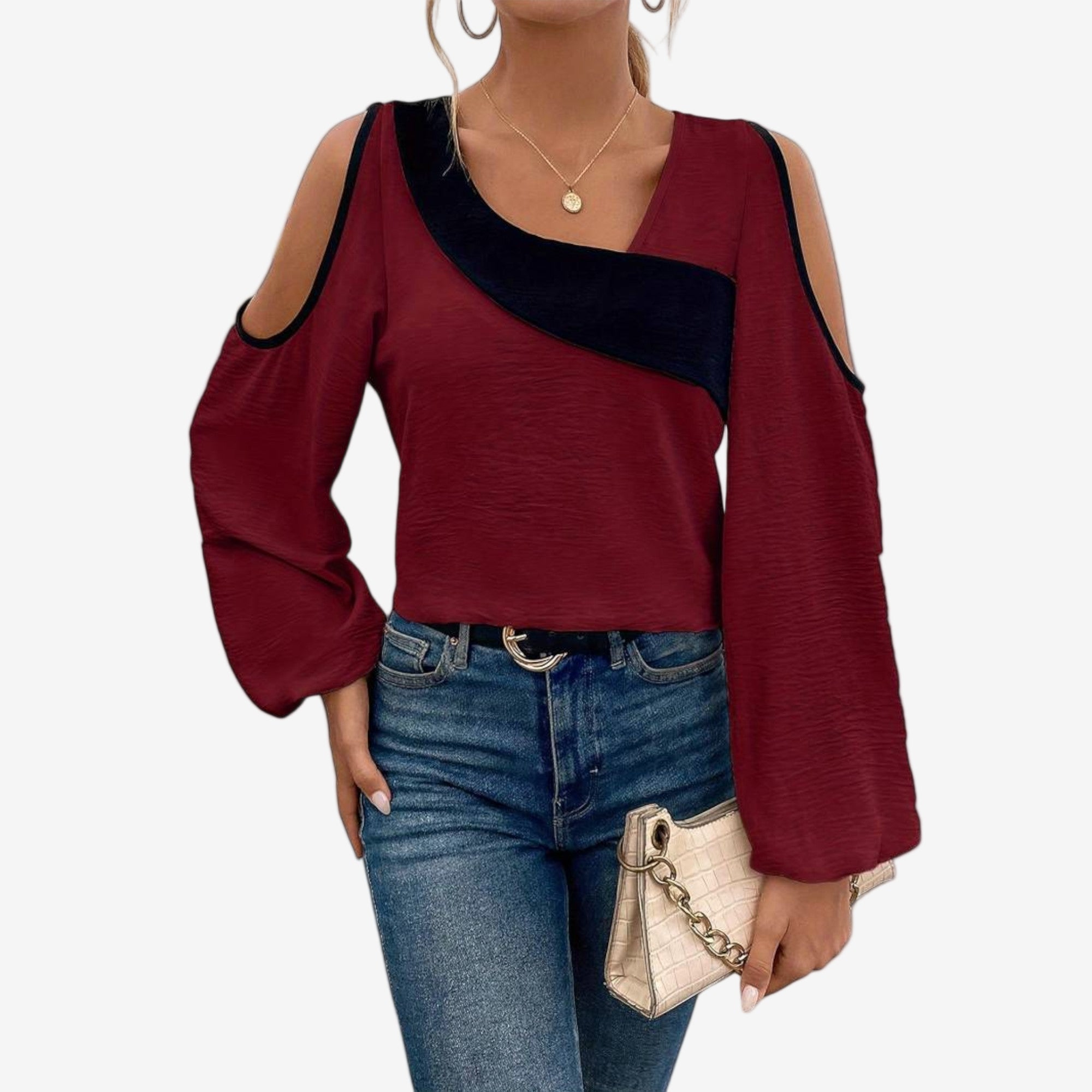 Scarlett™ Sweater med bare skuldre