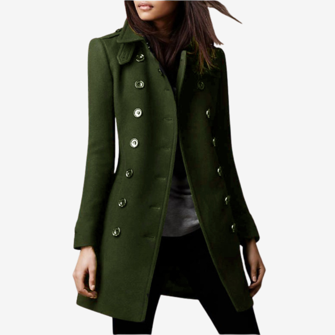 Rosellea™ Elegant knaplukket frakke