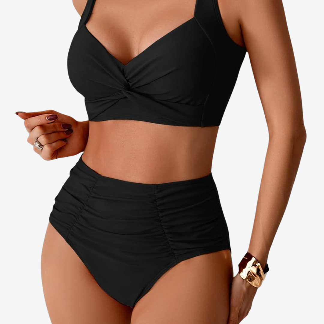 Tiphany™ Bikini med snoet V-udskæring