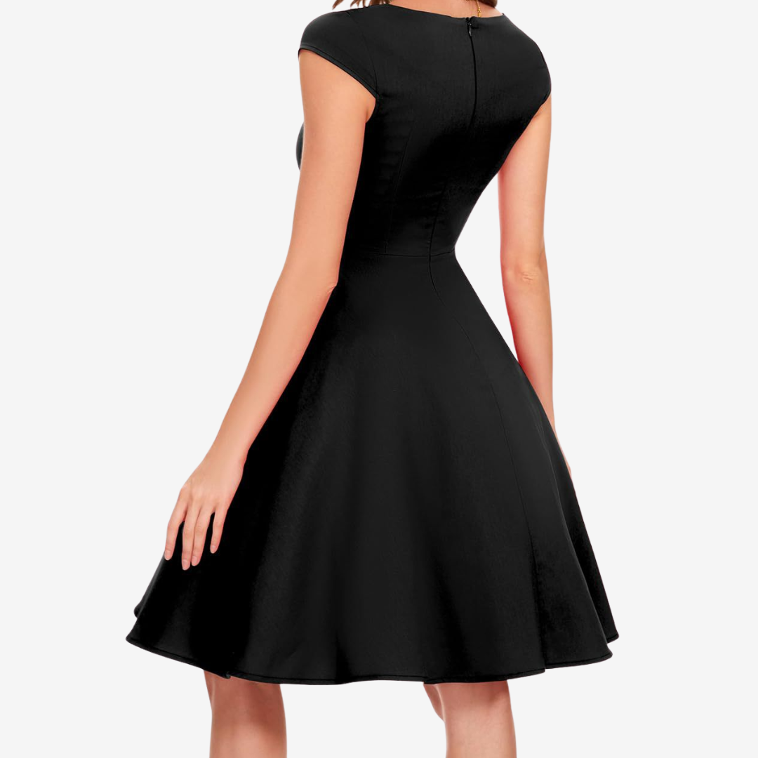 Lauréna™ Plisseret cocktailkjole