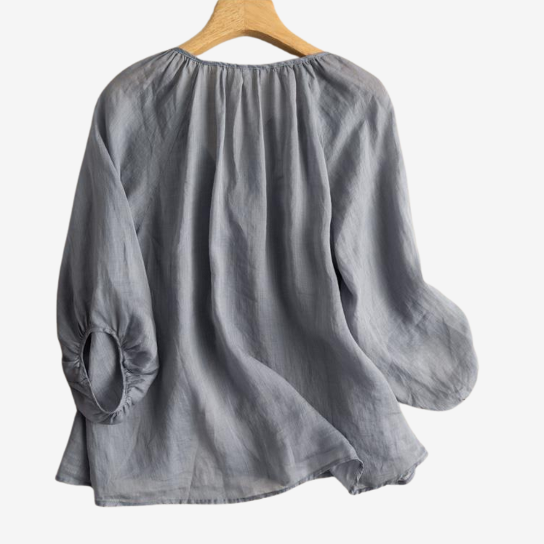Célina™ Blød og elegant bluse