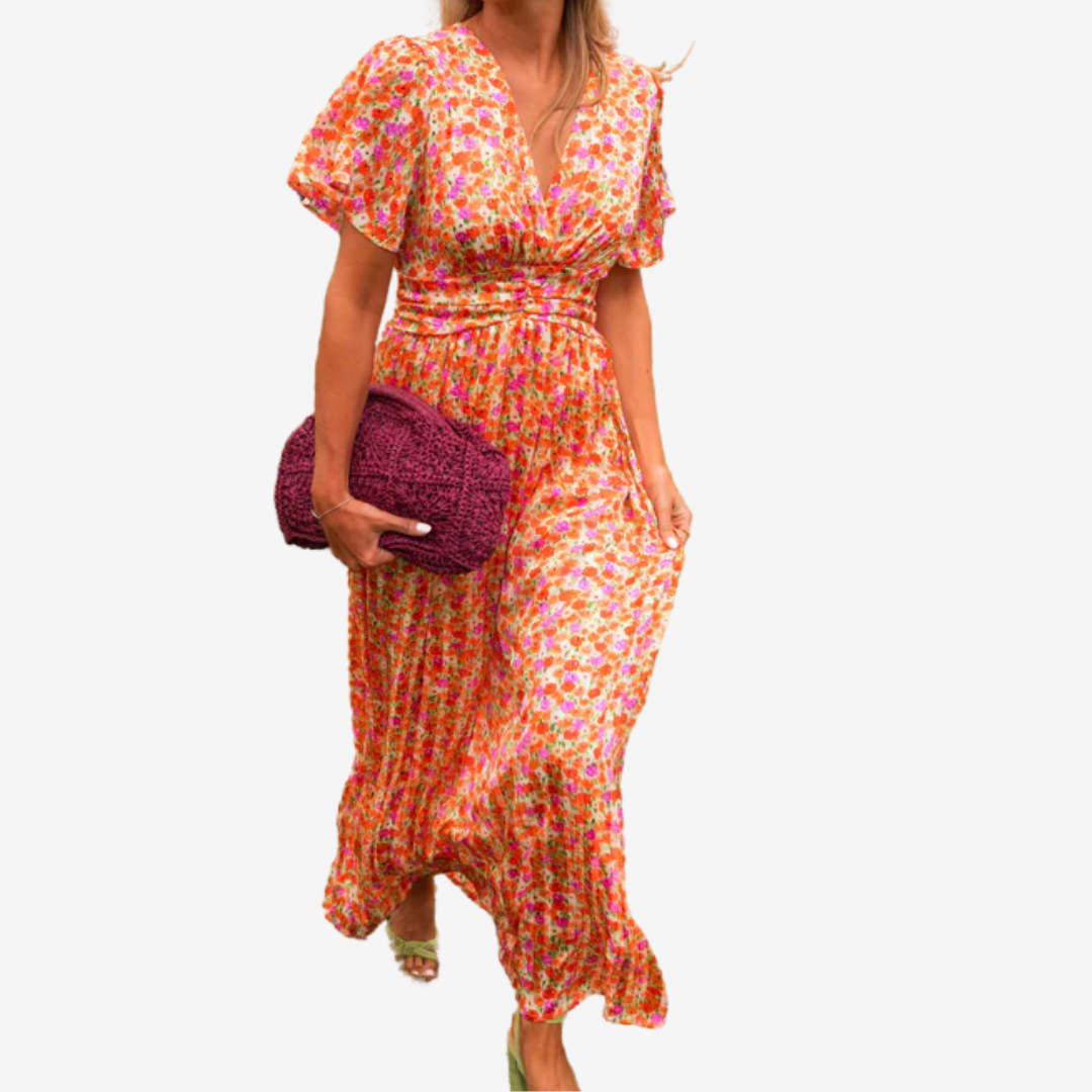 Lucie™ Kjole Sunset Bloom