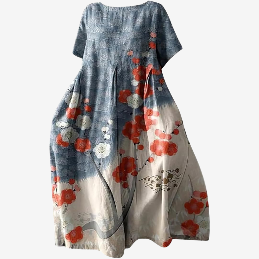 Liora™ robe fleurie fluide
