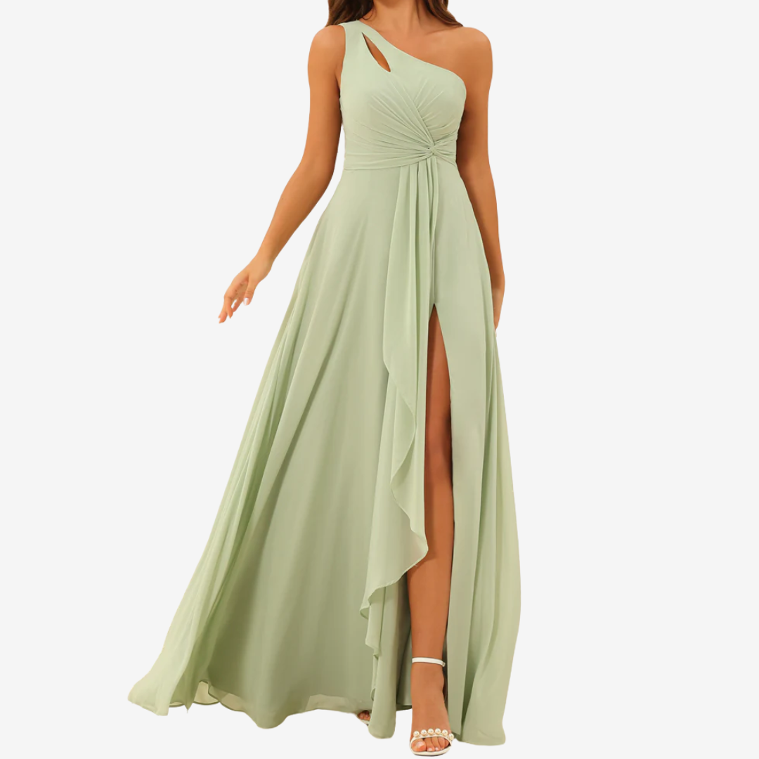 Floralie™ Asymmetrisk maxi med slids