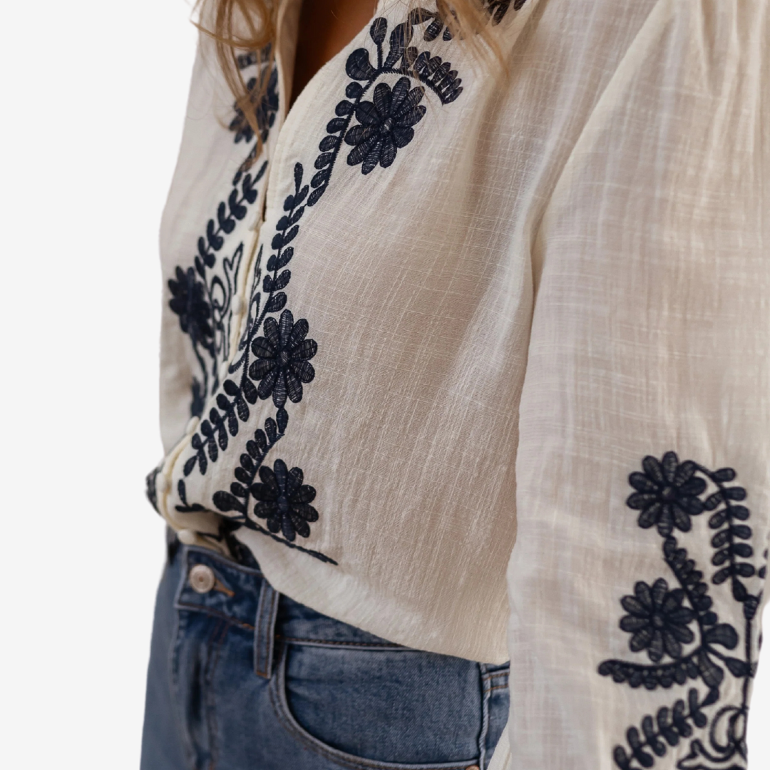 Isaure™ Broderet top