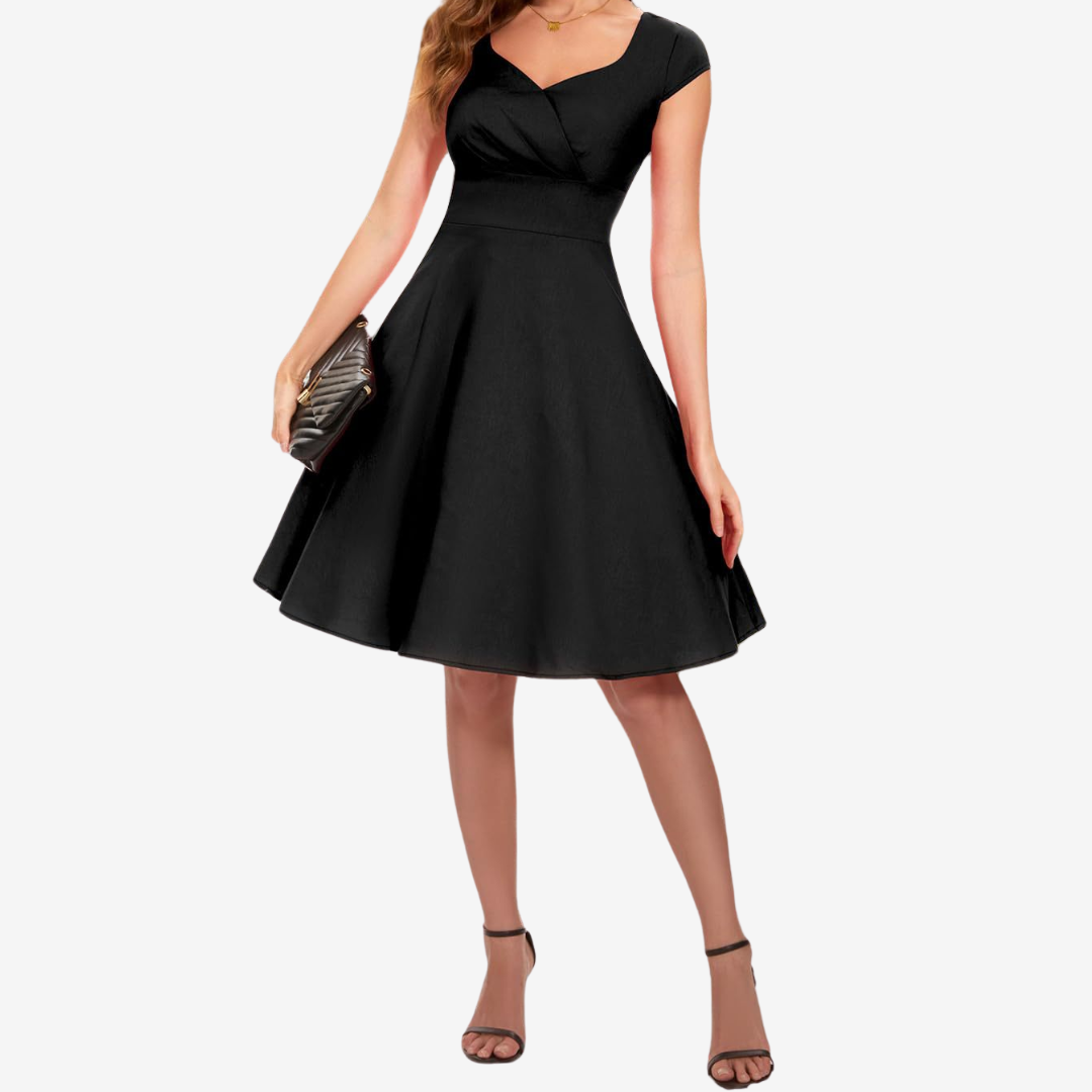 Lauréna™ Plisseret cocktailkjole