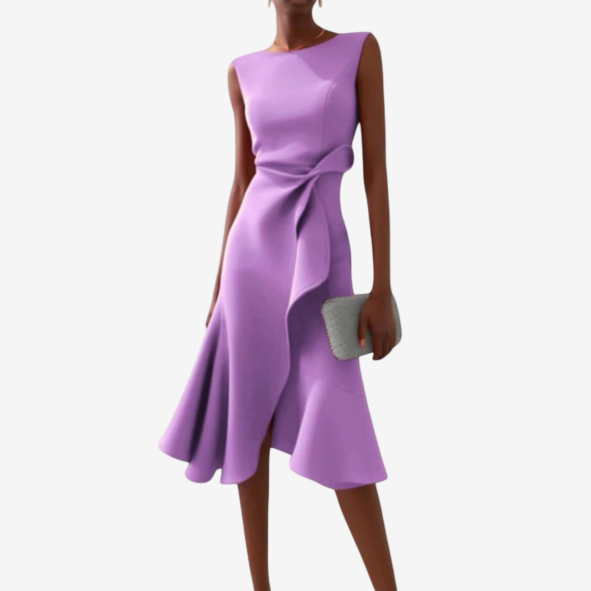 Eliina™ Asymmetrisk midi-kjole