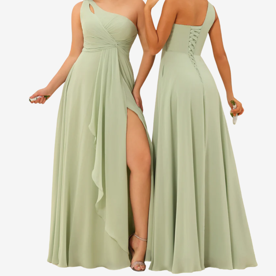 Floralie™ Asymmetrisk maxi med slids