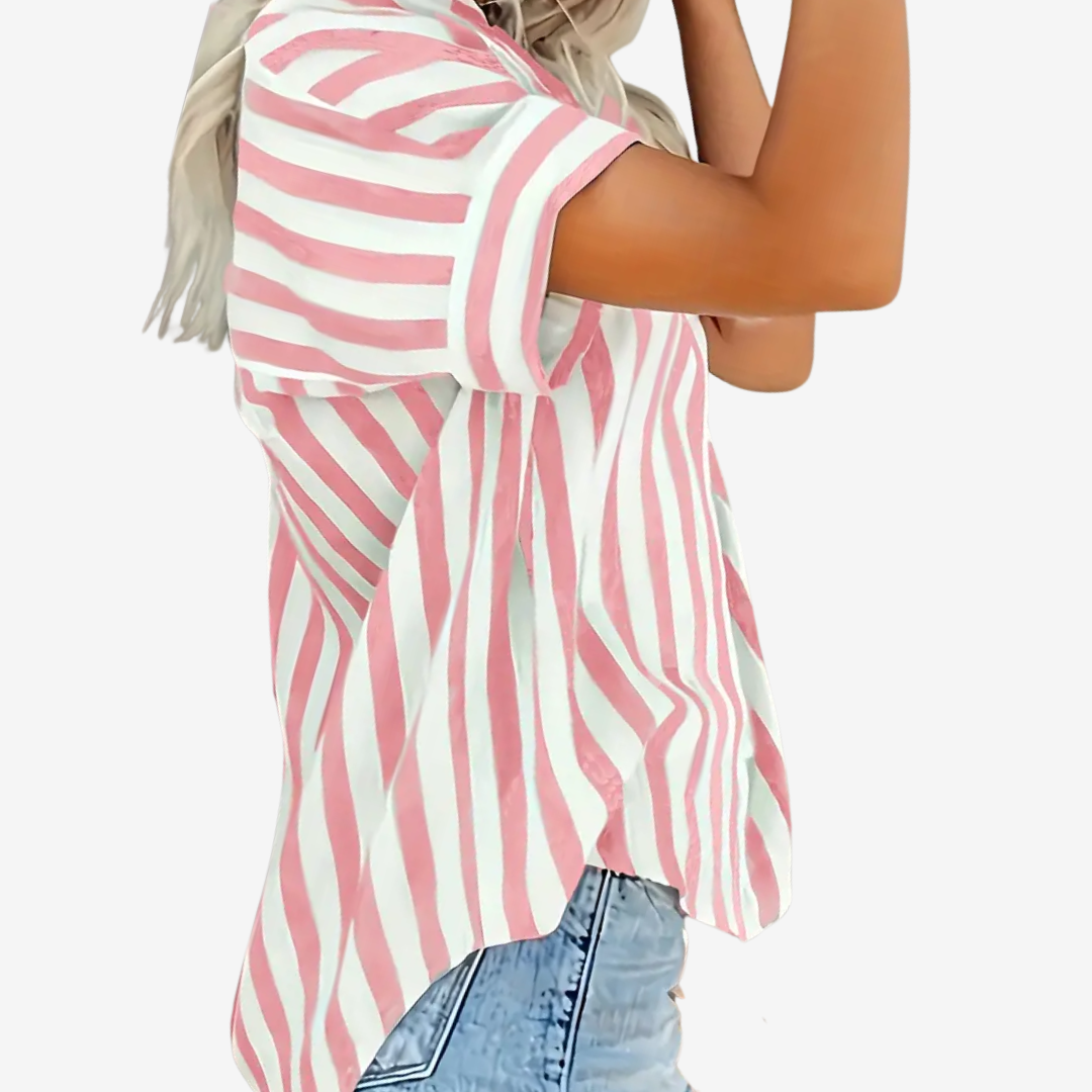Iselise™ Stribet bluse