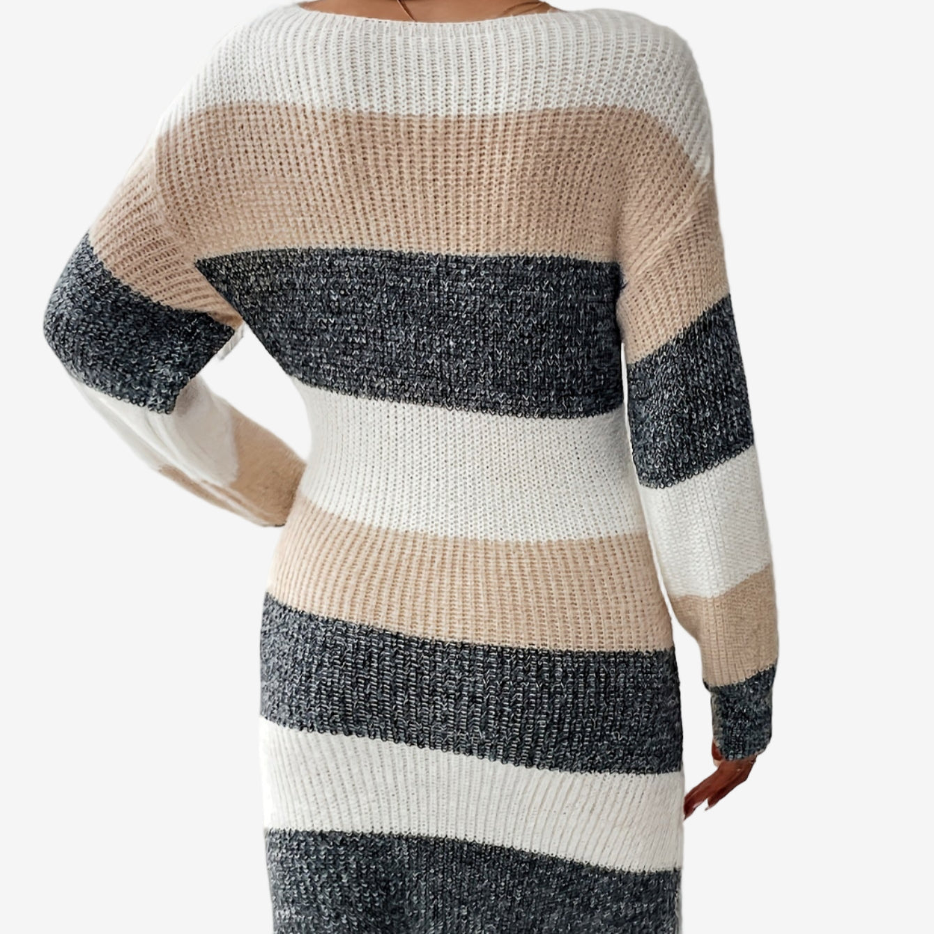 Elestte™ Stribet sweaterkjole