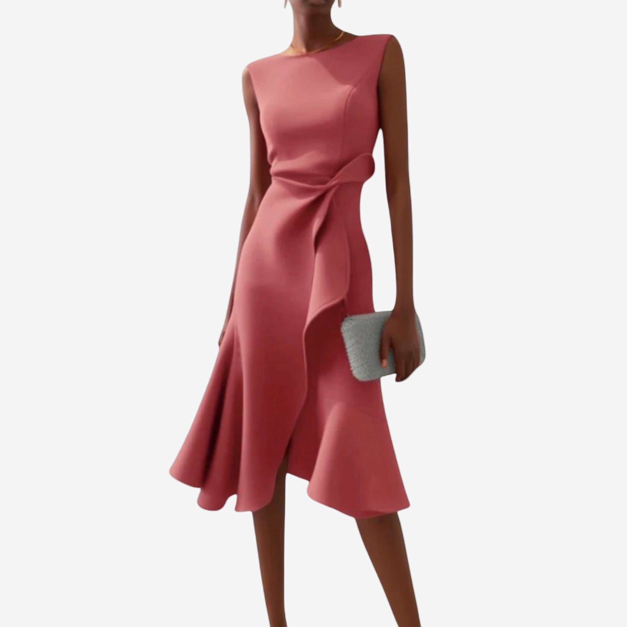 Eliina™ Asymmetrisk midi-kjole