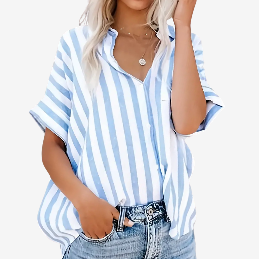 Iselise™ Stribet bluse