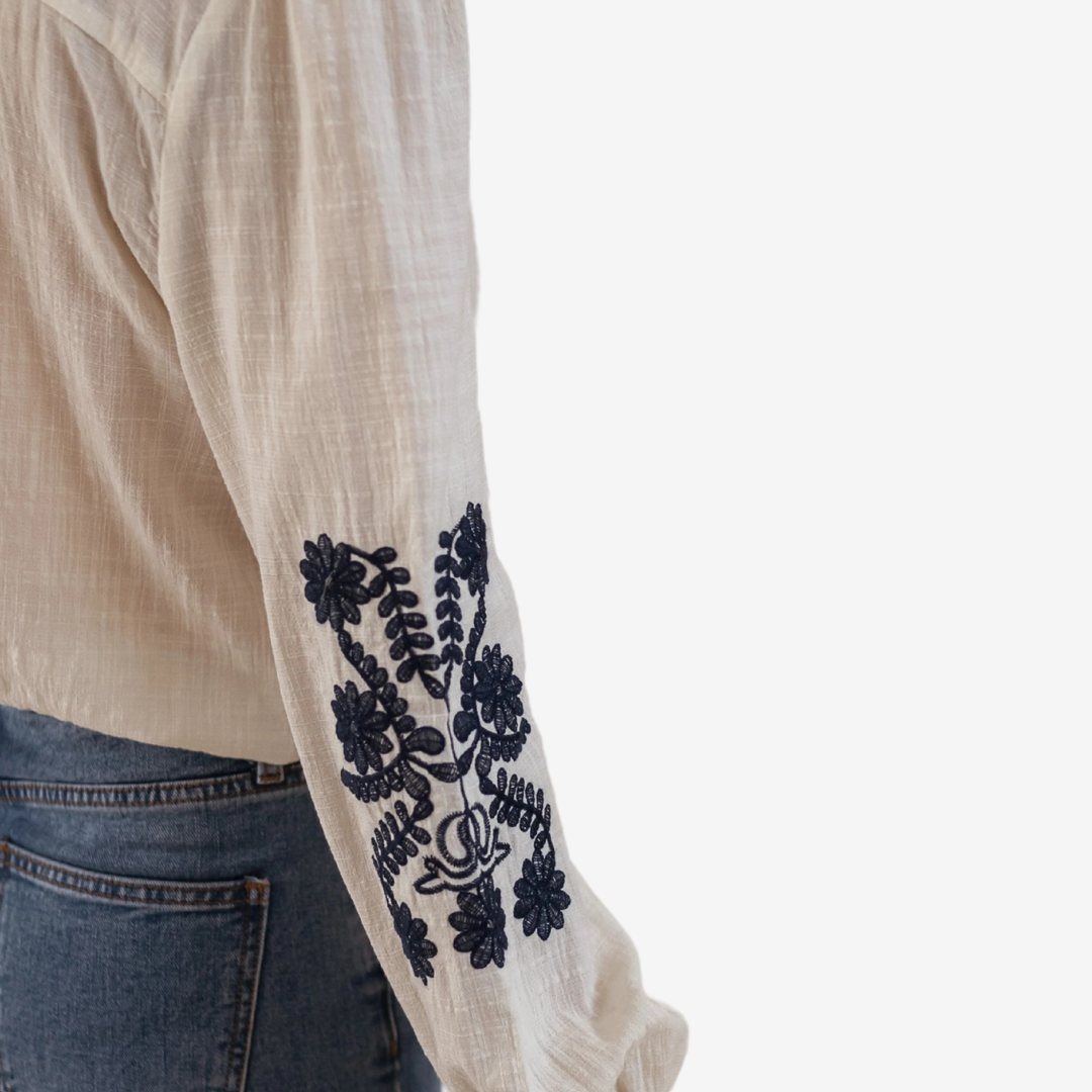 Isaure™ Broderet top