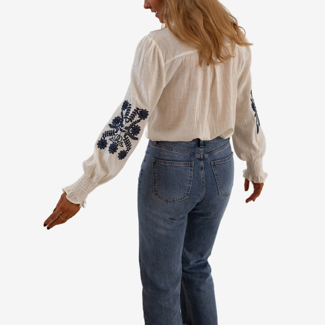Isaure™ Broderet top