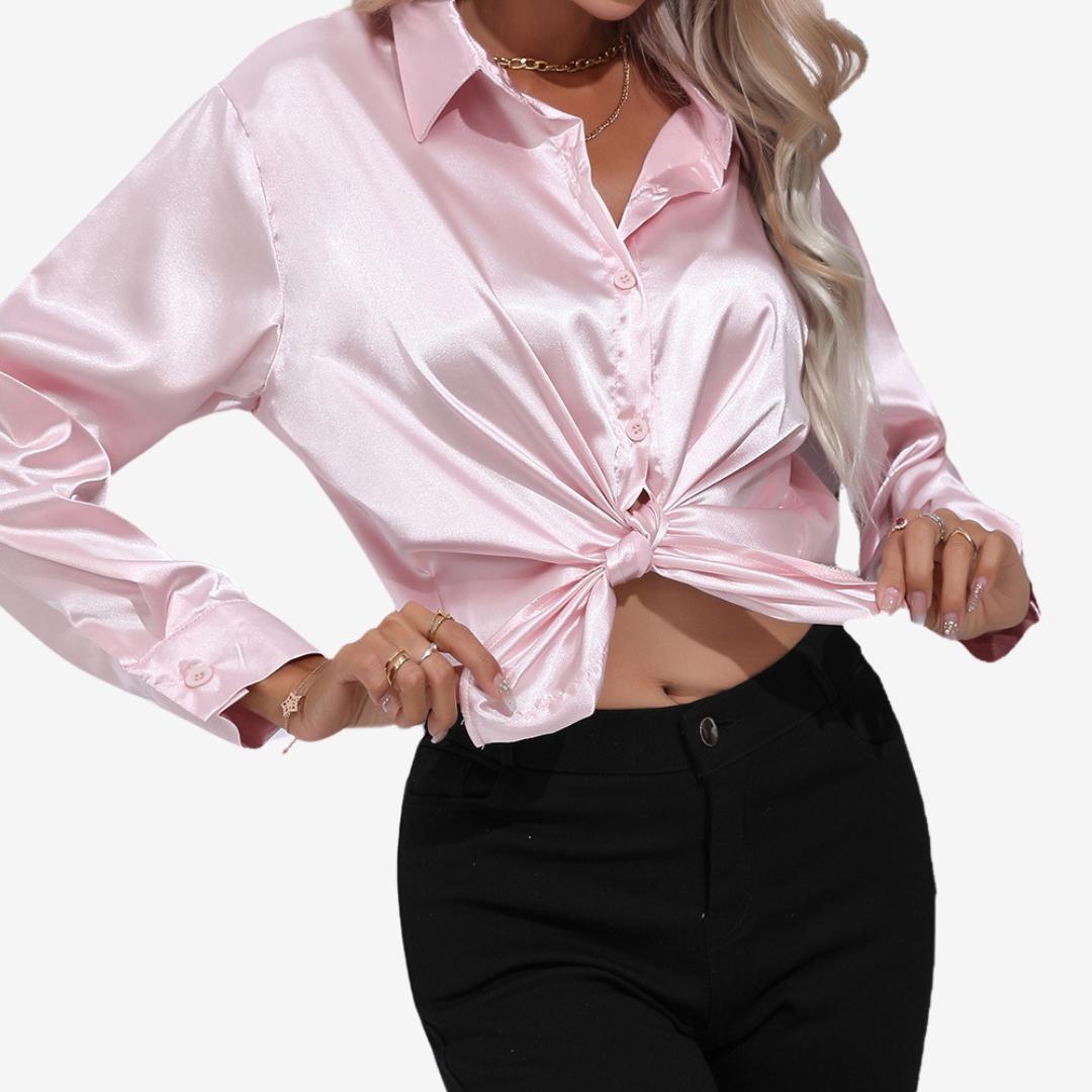 Alvira™ Elegant silkeskjorte