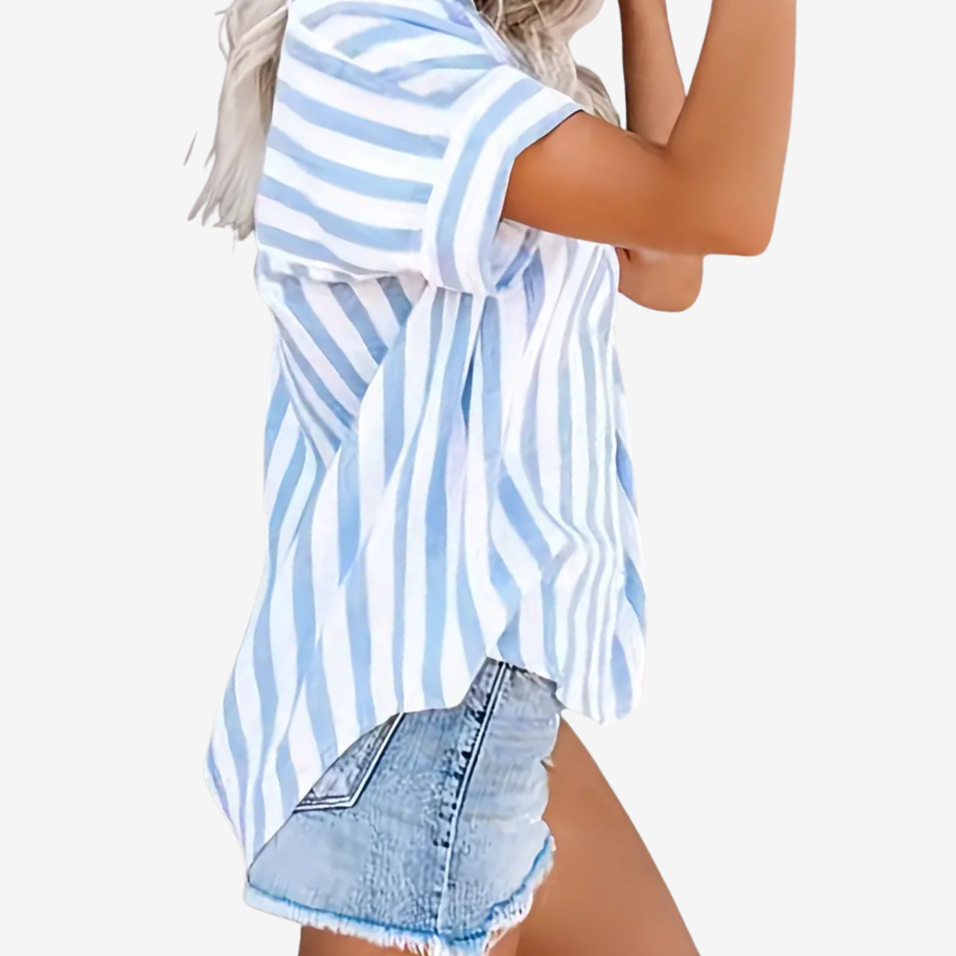 Iselise™ Stribet bluse