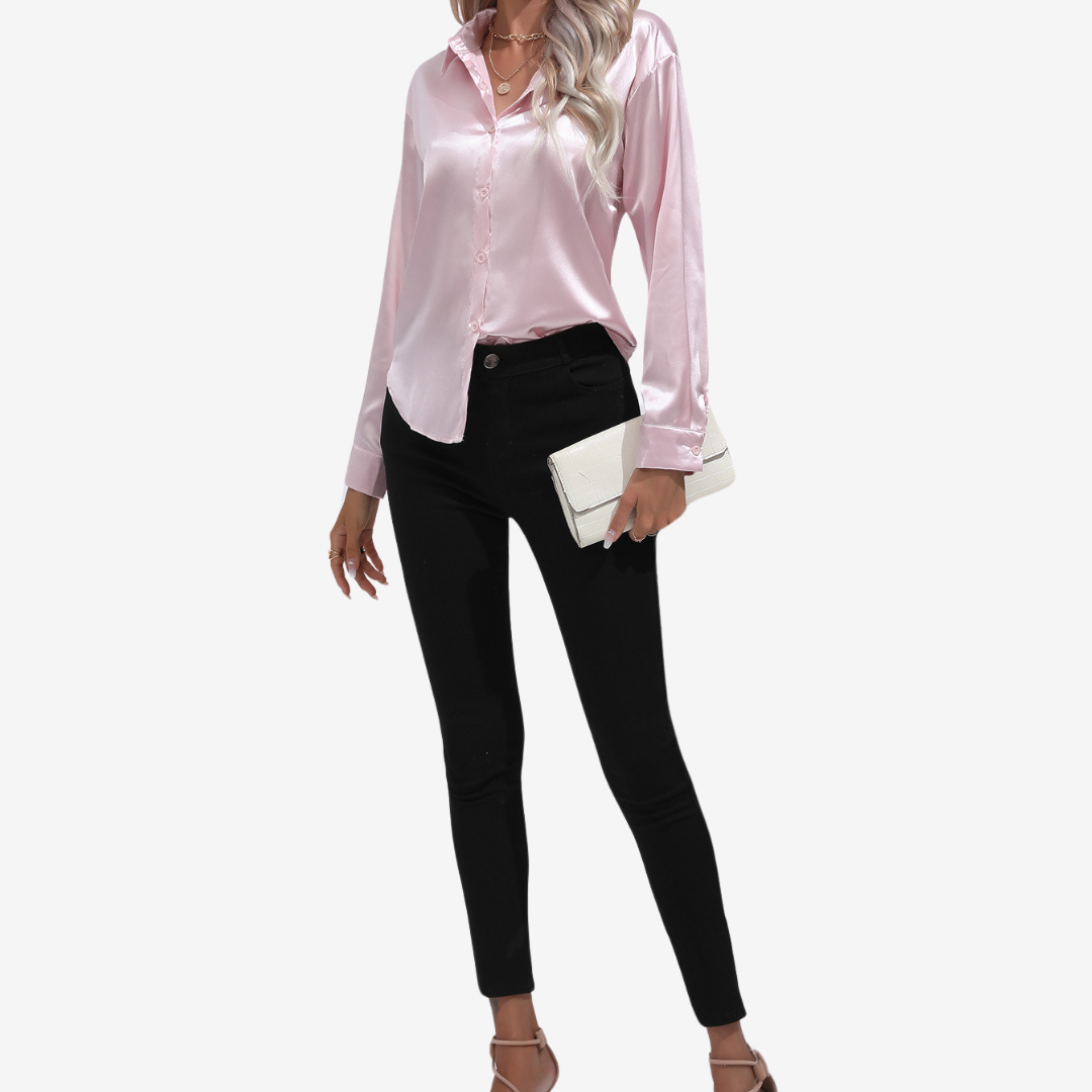 Alvira™ Elegant silkeskjorte