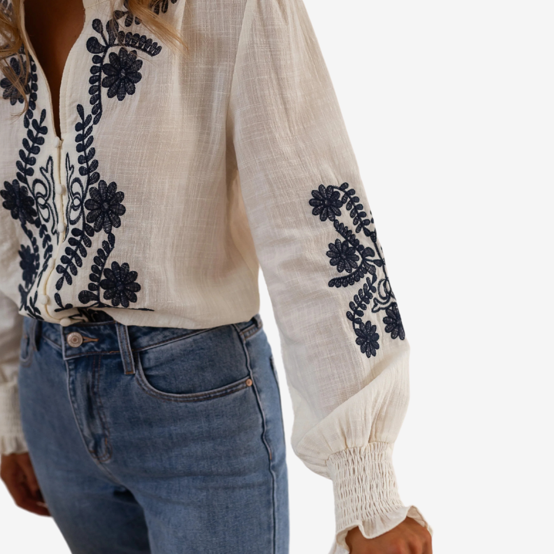 Isaure™ Broderet top