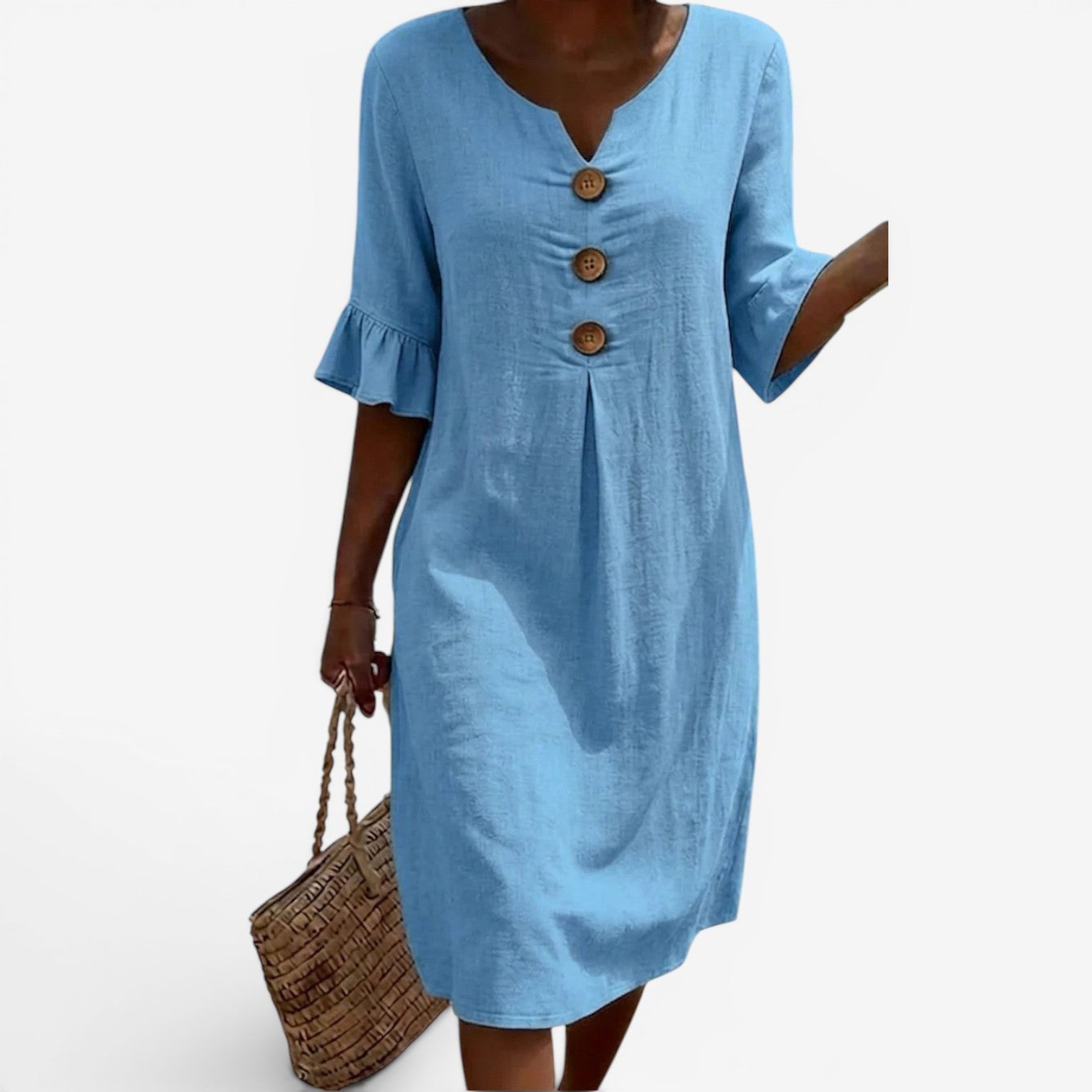 Adelaine™ Robe midi à boutons