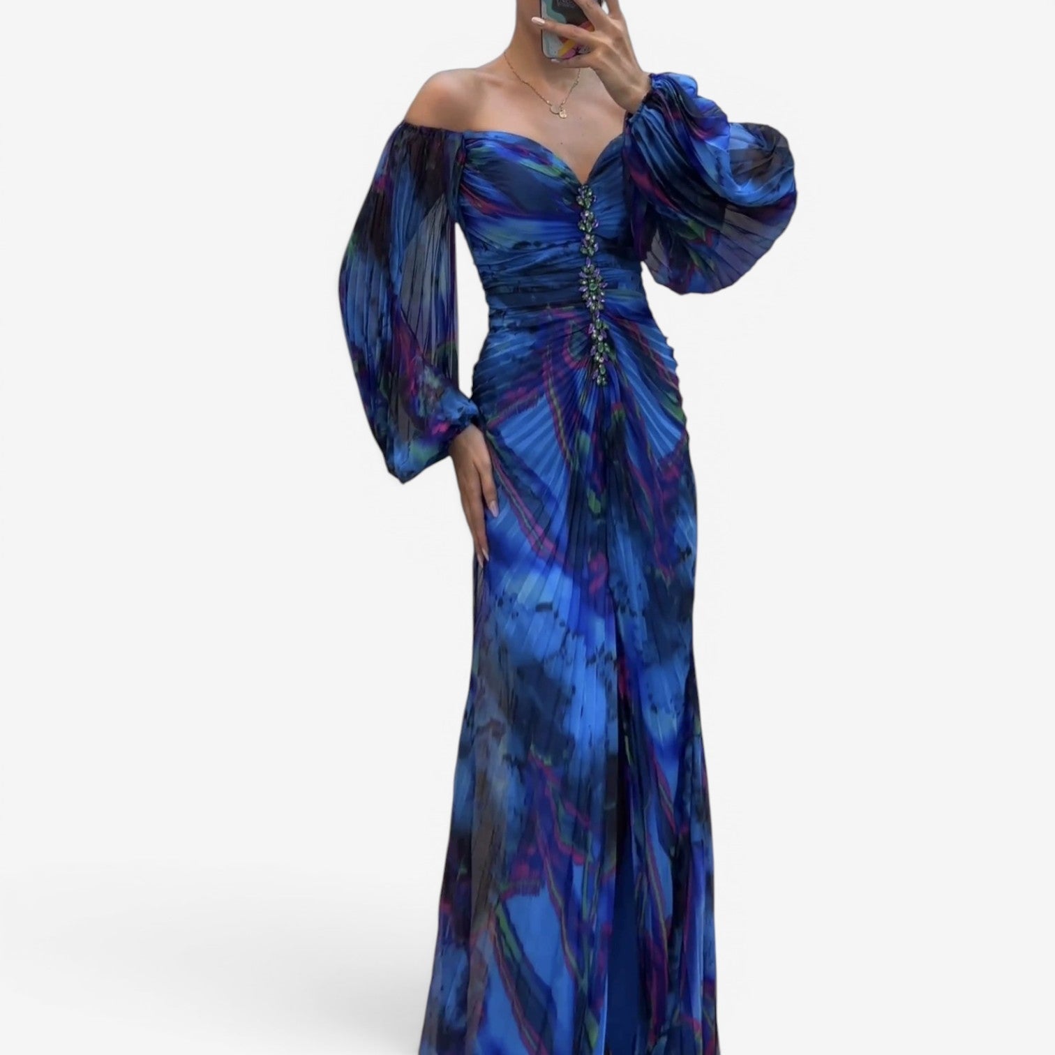 Lorei™ Robe longue imprimée