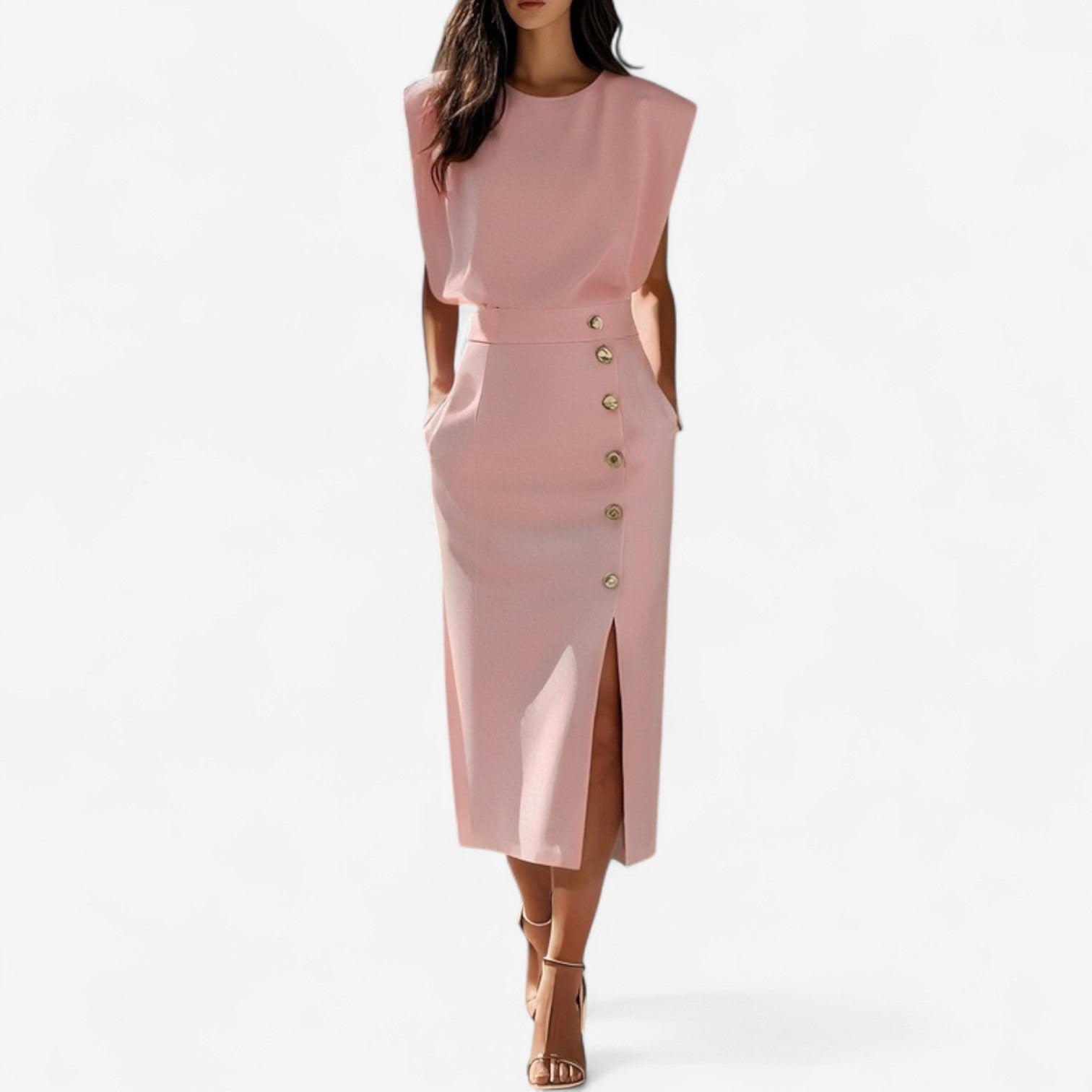 Stéphanie™ Elegant struktureret jumpsuit