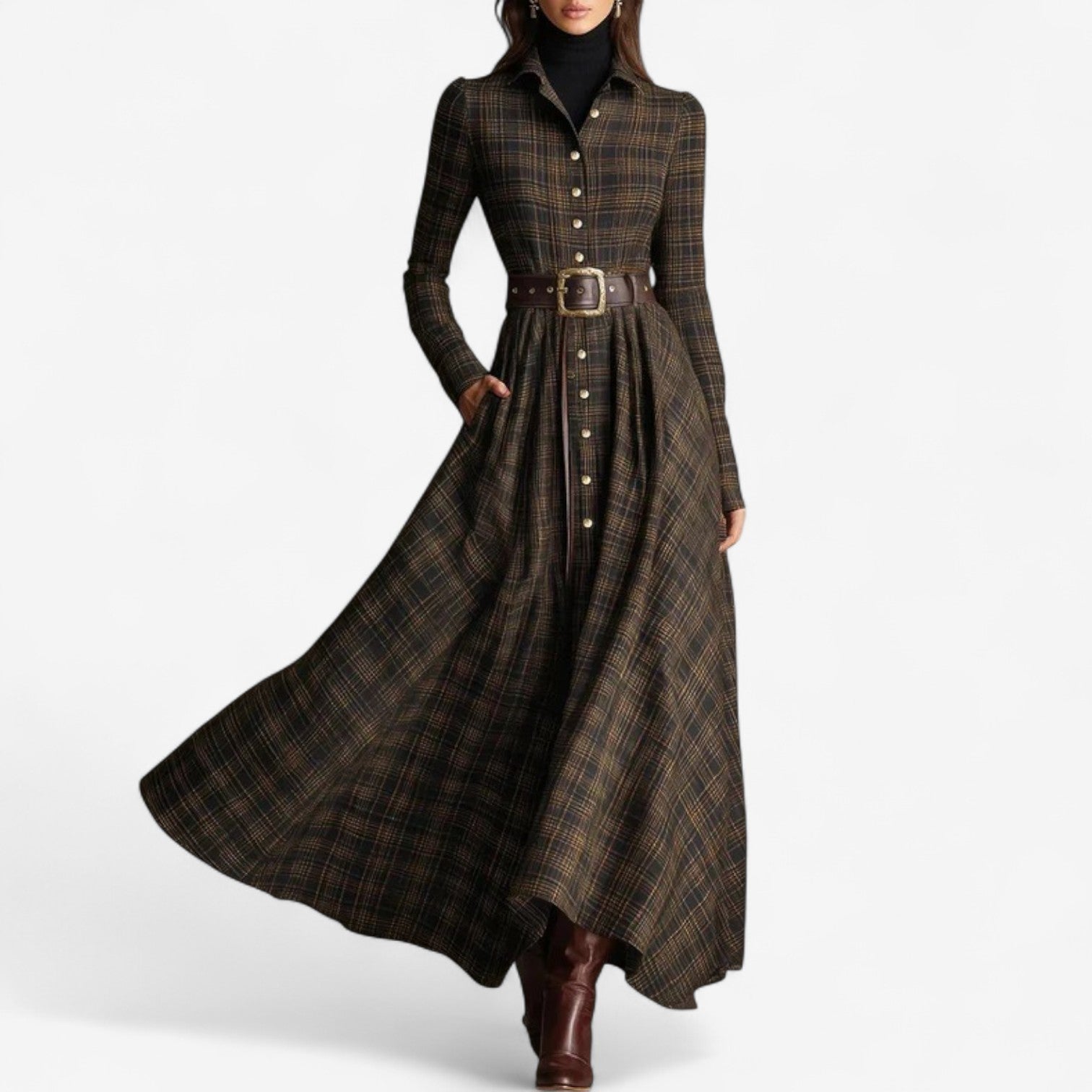 Sarah™ Maxi i vintagestil